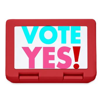 Vote yes - Boîte à goûter - rouge - Devant
