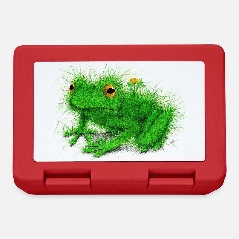 Grass Frog - Lunchbox - red
