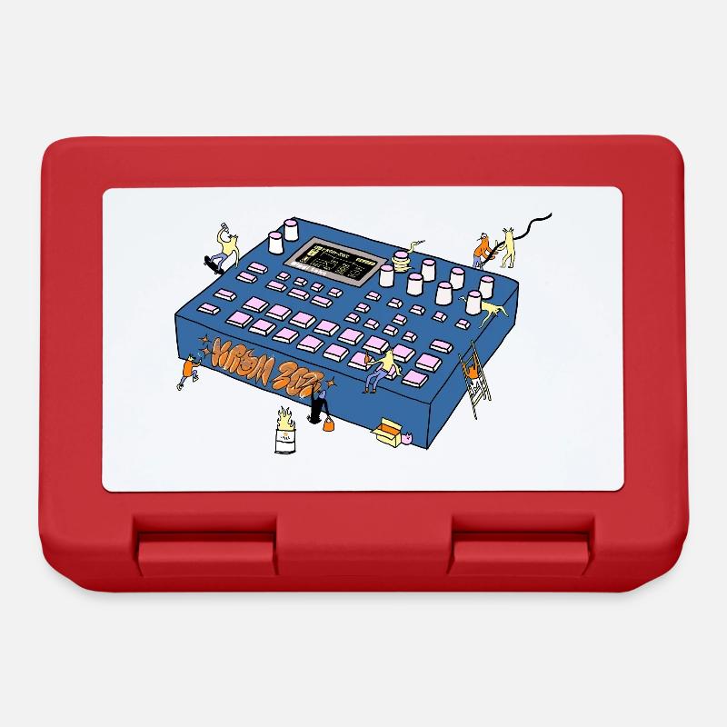 Mixing Console - Lunchbox - red