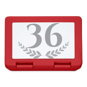 36 - Lunchbox - red - Front