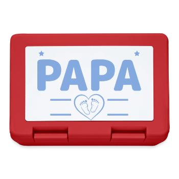 Babyparty Befördert zum Papa 2027 - Brotdose - Rot - Vorne