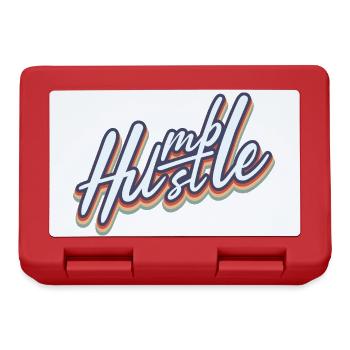 Bescheidener Hustle Unternehmer Geschäftsmann Businesswo - Brotdose - Rot - Vorne