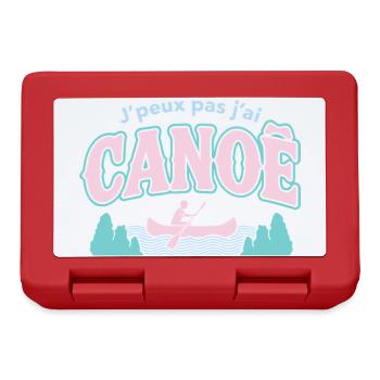 J'peux pas j'ai CANOE - Boîte à goûter - rouge - Devant