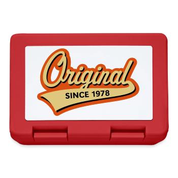 Original Since 1978 (Year Of Birth, Birthday, 3C) - Lunchbox - red - Front