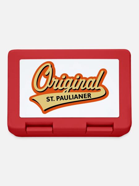 Original St. Paulianer (Sankt St. Pauli, Kiez, 3C) - Brotdose - Rot