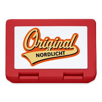 Original Nordlicht (Norddeutsch / Nordisch / 3C) - Brotdose - Rot - Vorne
