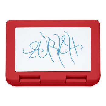Zurich Street Art T-Shirt - Lunchbox - red - Front
