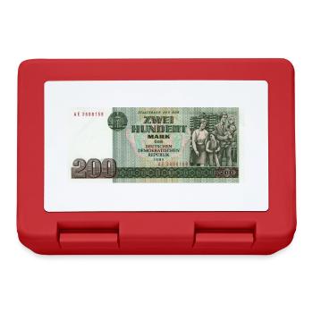 200 marks der ddr - Boîte à goûter - rouge - Devant
