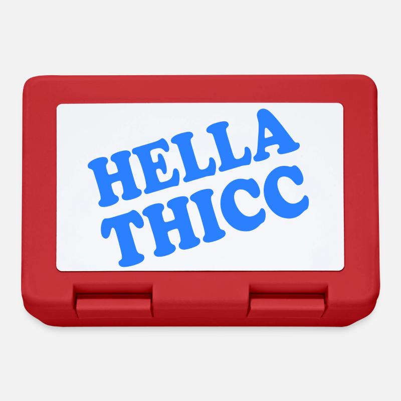 hella thicc - Boîte à goûter - rouge