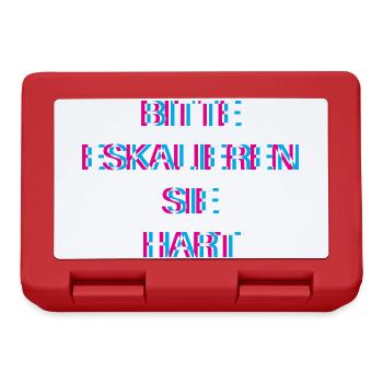 Hardtekk Tekk - Lunchbox - red - Front