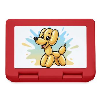 Balloon dog in sunlight - Lunchbox - red - Front