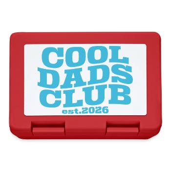 Cool Dads Club - Vatertag Papa Geschenk - Brotdose - Rot - Vorne