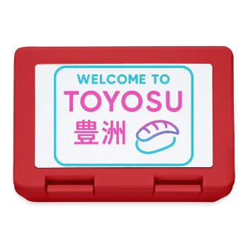 Welcome to Toyosu - Boîte à goûter - rouge - Devant