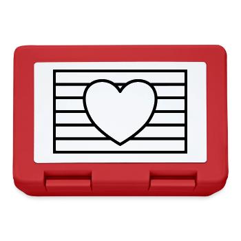 Gay Pride Flag - Lunchbox - red - Front