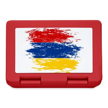 Armenia flag used - Lunchbox - red - Front