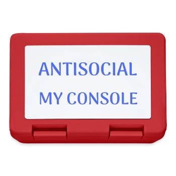 Ich bevorzuge meinen Computer - Brotdose - Rot - Vorne