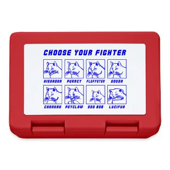 Choose your Fighter  - Lunchbox - red - Front