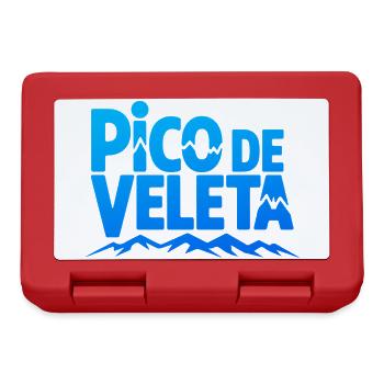 Pico de Veleta Modern Peak Graphic - Lunchbox - red - Front