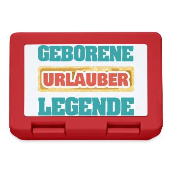 Gift for holidaymakers - Lunchbox - red - Front