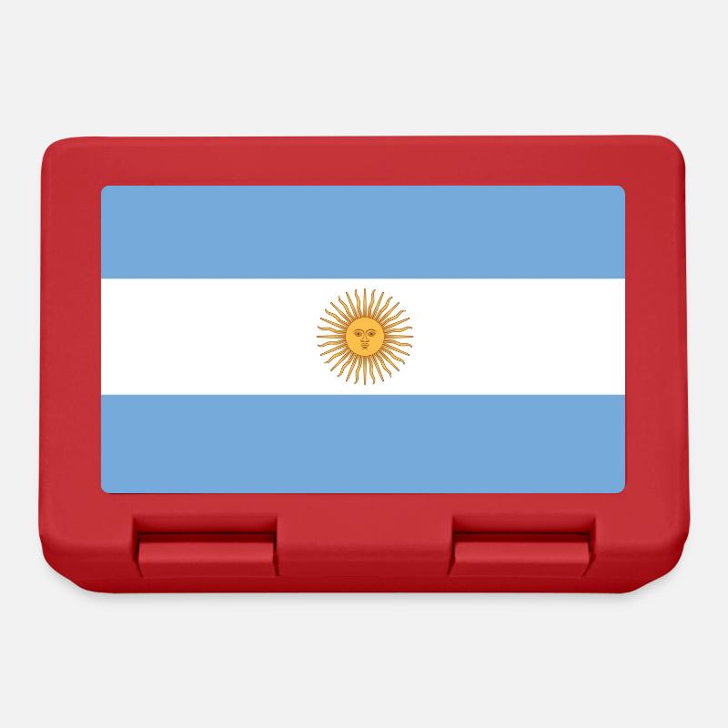drapeau argentin - Boîte à goûter - rouge