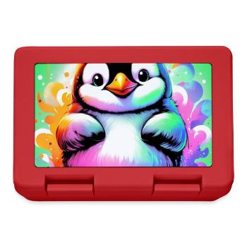 penguin - Lunchbox - red - Front