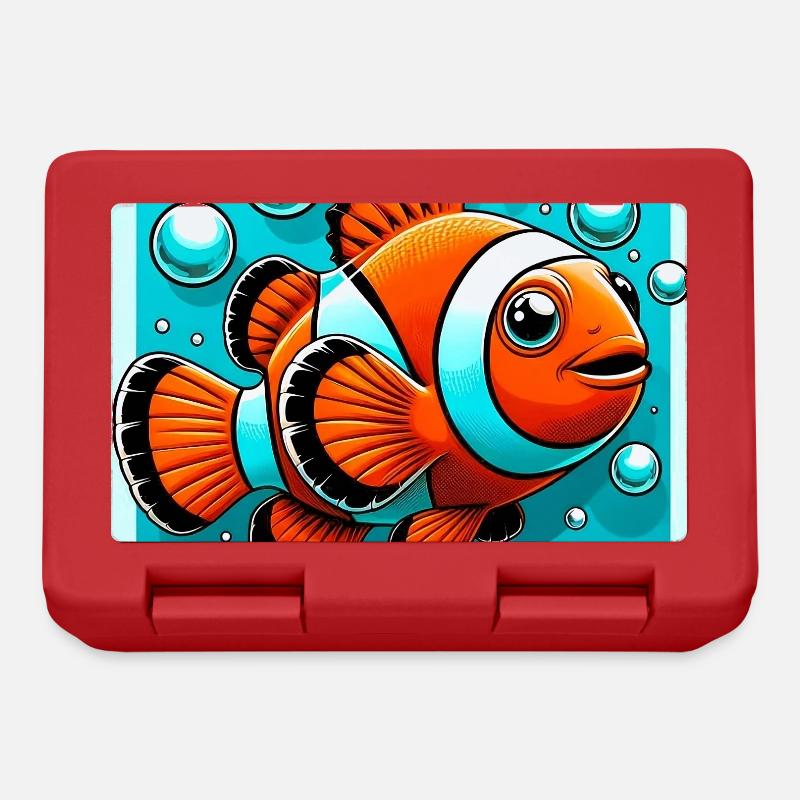 Clownfisch - Brotdose - Rot