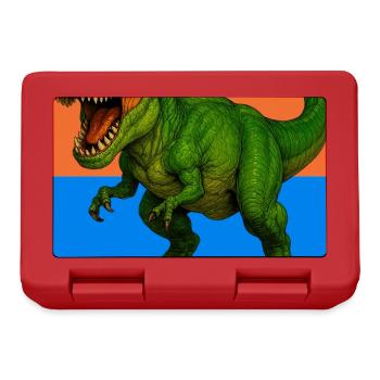 dinosaure - Boîte à goûter - rouge - Devant
