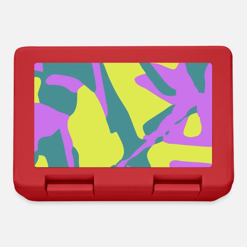 Camouflage - Boîte à goûter - rouge