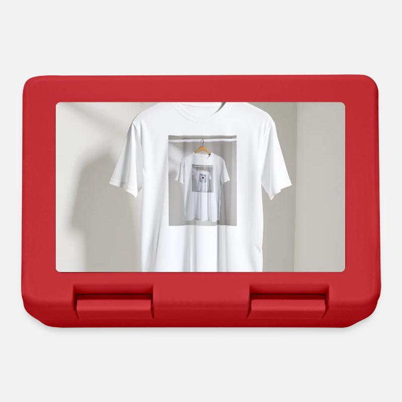 Framed Reflection Tee - Lunchbox - red
