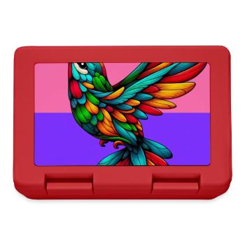 Kolibri - Brotdose - Rot - Vorne