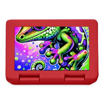 Gecko - Boîte à goûter - rouge - Devant