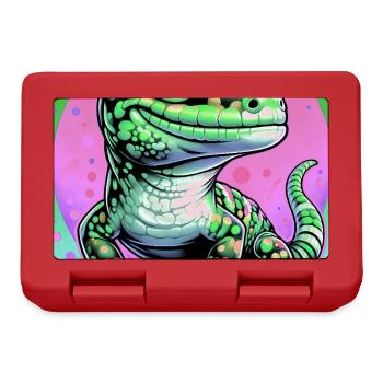 Gecko - Boîte à goûter - rouge - Devant