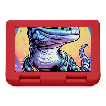 Gecko - Brotdose - Rot - Vorne