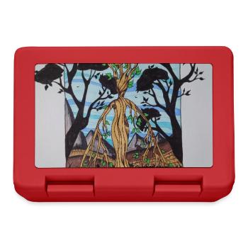 Arbre racine dans le référentiel - Boîte à goûter - rouge - Devant