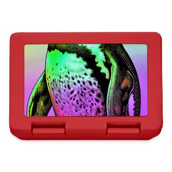 penguin - Lunchbox - red - Front