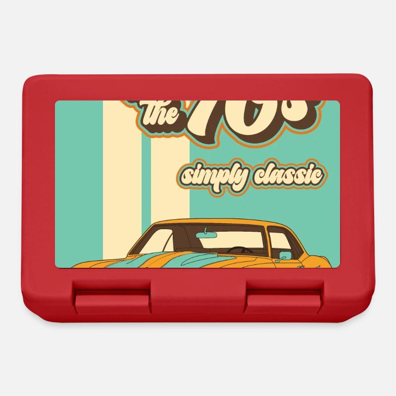 70s Posters - Lunchbox - red