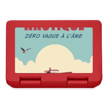 Evasion Nautique - Boîte à goûter - rouge - Devant