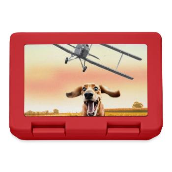 North by Northwest - Dog Edition - Lunchbox - red - Front