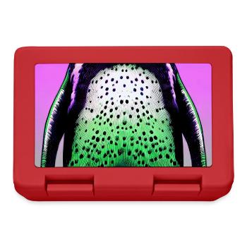 penguin - Lunchbox - red - Front