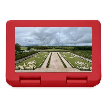 Jardin français du Château de Chambord - Boîte à goûter - rouge - Devant