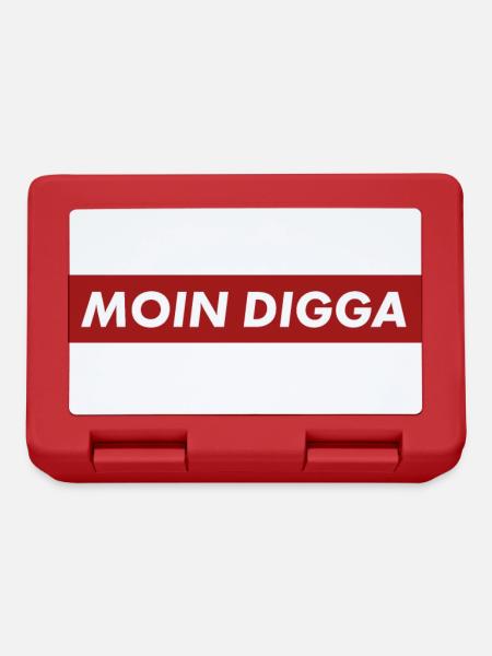 MOIN DIGGA - Brotdose - Rot