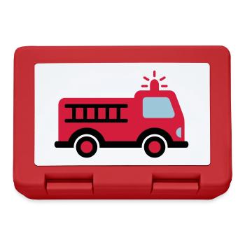 Fire truck with ladder - Lunchbox - red - Front