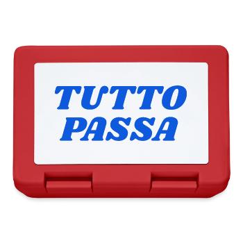 TUTTO PASSA - Brotdose - Rot - Vorne