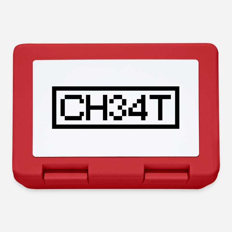 LEET CHEAT - Lunchbox - red