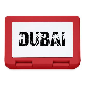 Dubai Palm Trees - Lunchbox - red - Front