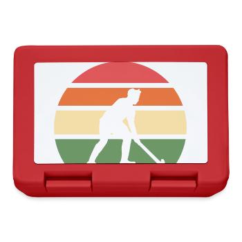 Field Hockey Indoor Hockey Hockey Coach Coach - Lunchbox - red - Front