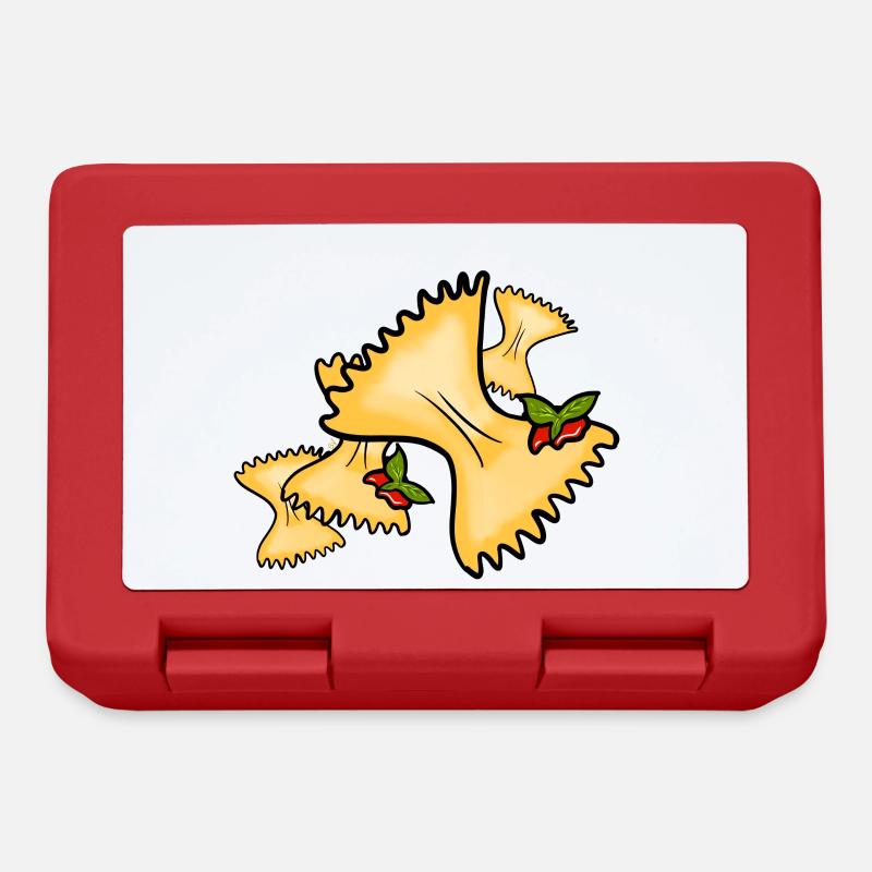 Pasta! - Lunchbox - red