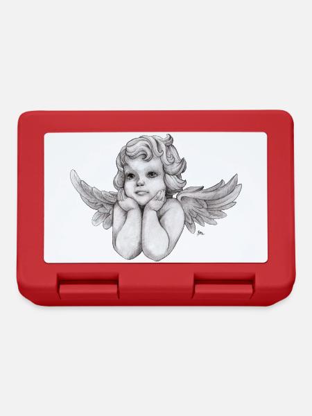 Little dreamy angel cherub - Lunchbox - red