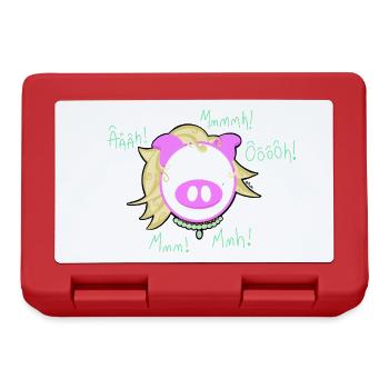 Pig Glam' Explosion - Lunchbox - red - Front