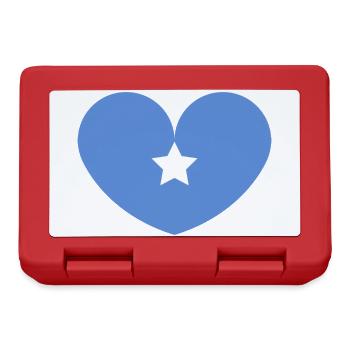 Somalia heart flag - Lunchbox - red - Front